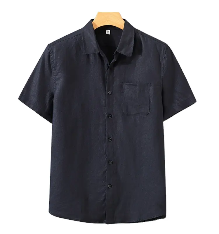 OEM/ODM Mens Classic Fit Casual Button Down Shirts Slim Fit/Classic Fit Short Sleeve Shirt for Men