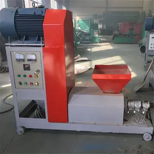 Low consumption wood sawdust log maker