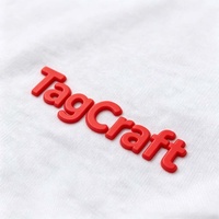Étiquettes thermocollantes en silicone 3D personnalisées, imperméables et résistantes aux UV, avec logo en relief doux au toucher, pour l'impression de transferts sur vêtements – Vente en gros