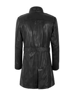 Chaqueta Acolchada con Capucha para Mujer, 100% Cuero Nappa Negro Genuino, Diseño Acolchado Cálido, Herrajes YKK, Marca Privada OEM, Invierno - Product Image 3