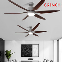 Ventilador de Techo Moderno de Lujo Europeo de 66 Pulgadas con 6 Aspas Duraderas, Control Remoto HC6918, LED, Bajo Nivel de Ruido, 6 Velocidades, Color Madera, Regulable