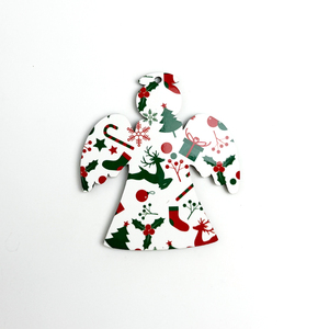 Corte láser Bordes lisos Casa inteligente Sublimación Mdf en blanco Adornos <span class=keywords><strong>de</strong></span> <span class=keywords><strong>Navidad</strong></span> Lujo Personalizado - Product Image 4