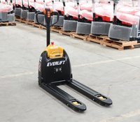 Transpalette Électrique Everlift ELEP-15A 1500kg 3300lbs Entièrement Électrique au Lithium, Chariot à Palettes, Chariot à Main, Équipement de Stockage de Marchandises pour Entrepôt