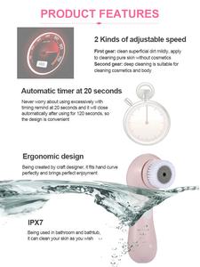 Elettrico di Rotazione di Spin <span class=keywords><strong>Detergente</strong></span> <span class=keywords><strong>Viso</strong></span> Pennello <span class=keywords><strong>Viso</strong></span> Ricaricabile <span class=keywords><strong>Spazzola</strong></span> di Pulizia - Product Image 5