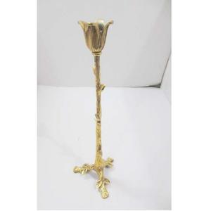 Bougeoir en aluminium finition or, porte-bougie pour la maison, décoration d'hôtel et de mariage - Product Image 3