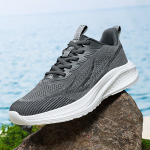 Chaussures de marche ultra-légères en maille synthétique pour hommes AHMED ABDI YD026, grande taille, tendance mode, fermeture à lacets, absorption des chocs, toutes saisons - Product Image 2