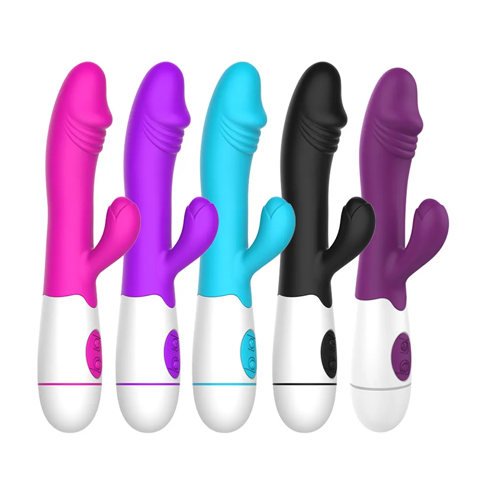 HMJ Female Lady Girl 30 modes Vagina Masturbation Adult Sexy Sexaul Toy G Spot Silicone Dildo Vibrator Sex Toys For Woman