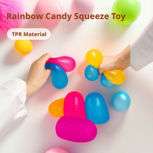 Juguetes Blandos de Silicona Shengrun: Dumplings, Músculos Creativos, Caramelos <span class=keywords><strong>Skittles</strong></span> y Dulces de Maltitol para Apretar - Product Image 1