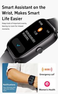 Giá rẻ Smartwatch Relojes thông minh đồng hồ 2025 CX3 thể thao đồng hồ thông minh màn hình cảm ứng IP68 không thấm nước 1.69 <span class=keywords><strong>LCD</strong></span> màn hình tập thể dục theo dõi - Product Image 5