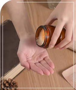 Velas de tarro de ámbar de cera de soja, regalos de lujo perfumados para vacaciones, decoración de Spa para el hogar hecha a mano - Product Image 3