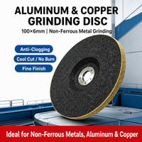 Disque abrasif Lijia en cuivre et aluminium de 4 pouces pour meuleuse d'angle, idéal pour le débavurage et le polissage des métaux non ferreux et de la pierre