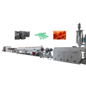2024 Exhibition 16/110mm Plastic Hose HDPE PP PE PPR Water Pipe Making Machine Single Screw Extruder Line