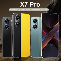 Prix d'Usine Téléphone Android 5G X7 Pro Écran HD 7,3 Pouces Caméra Arrière 108 Mpx Double SIM Wi-Fi 16 Go + 1 To Stockage Cellulaire LTE+CDMA Espagnol