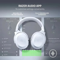 Audífonos Originales Razer Barracuda X Inalámbricos para Juegos, Auriculares Inalámbricos Dobles de 2.4GHz con Micrófono Desmontable