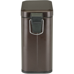 Food Waste Bins Stainless Bin Wholesale Kitchen Food Waste Bins Round Stainless Steel Garbage Bin Lid Waste For Hotel Room Trash Can