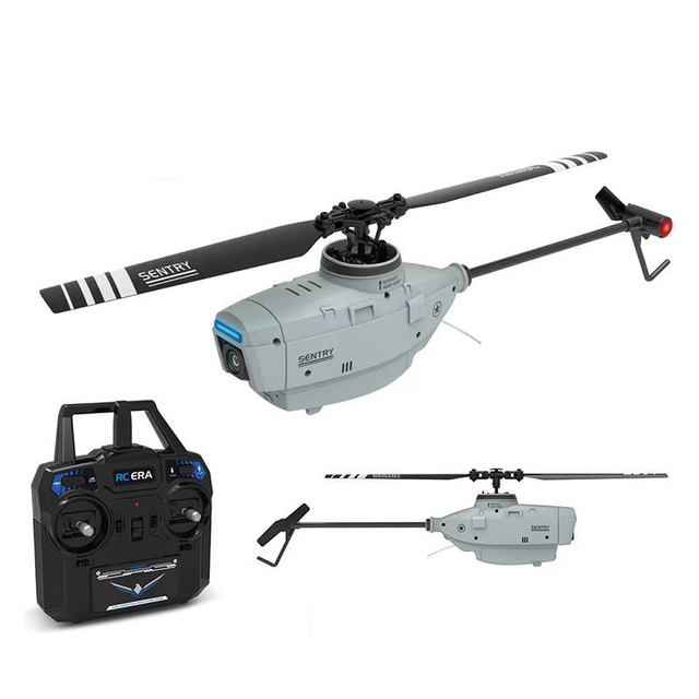 2022 New Helicopter Drone C127 2.4G 6-Axis 720P HD Camera Optical Flow Localization Flybarless RC Toys Helicopter Drone