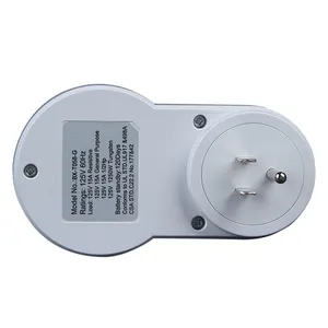 High Quality Popular German Standard 220v Programmable Switch 16a Electronic Timer 50hz Timer Plug Socket