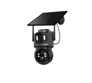 4MP 6X Zoom de baja potencia Solar Pensel Wifi cámara de doble lente de seguridad al aire libre inalámbrica Bullet cámara domo PTZ P2P a prueba de agua - Product Image 3