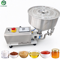 Mesin Pengisi Otomatis Setengah Otomatis untuk Oli Pelumas, Pasta Gemuk, Krim, Mentega, Saus Cabai, Selai, Madu, Kecap, dengan Pompa Rotor Lobe