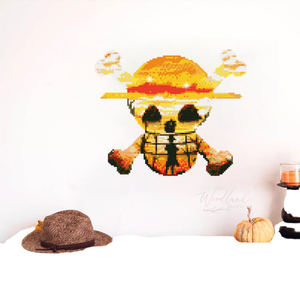 Adesivi Murali Anime <span class=keywords><strong>One</strong></span> <span class=keywords><strong>Piece</strong></span> Fai-da-Te, Decorazioni Cartoon per Bambini, Pittura Diamantata Fatta a Mano - Product Image 1