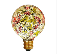 Ampoule Globe LED Mosaïque G125 G95, lampe E27 décorative pour la maison, le café, le bar et l'éclairage des festivals