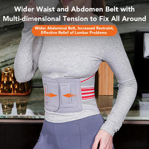 Factory Elastic Comfort Waist Support Belt Cotton <b>Back</b> Support Belt Waist <b>Brace</b> Lumbar Belt - Product Image 6