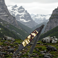 Slingshot de chasse en néoprène camouflage imperméable avec sangle d'épaule pour l'escalade d'arbres et la chasse au canard