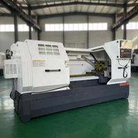 Torno CNC de Cama Plana CK6150 con Controlador FANUC/GSK para Torneado de Metal