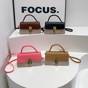 กระเป๋าถือผู้หญิงสไตล์วินเทจสั่งทำขายส่ง รุ่นใหม่ล่าสุด แฟชั่น<span class=keywords><strong>เกาหลี</strong></span> ทรงสี่เหลี่ยมเล็ก วัสดุ PU สะพายไหล่หรือสะพายข้าง - Product Image 1