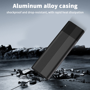 M.2 NVMe корпус USB 3,2 Gen2 10 Гбит/с корпус SSD без инструментов для NVMe PCIe M-Key внешний SSD адаптер Поддержка UASP отделка - Product Image 4