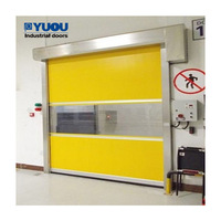 Rails de guidage et boîte de couverture en acier inoxydable adaptés à la porte de volet roulant en PVC à grande vitesse de l'industrie alimentaire