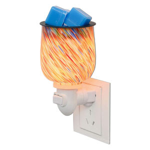 Calentador de Velas Eléctrico de Cerámica y Vidrio para Cera Aromática, Lámpara de <span class=keywords><strong>Aroma</strong></span>, Quemador de Aceite, Navidad - Product Image 1