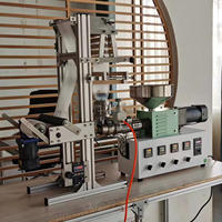 Machine d'extrusion de film plastique miniature d'essai, machine d'extrusion de film soufflé, machine de fabrication de granulés de film soufflé