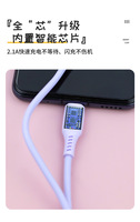 Câble de données USB Type-C SD-186 en cuivre pur écologique à charge rapide 2.4A pour ordinateurs et téléphones mobiles