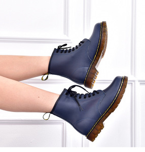 Stivali <span class=keywords><strong>da</strong></span> <span class=keywords><strong>Uomo</strong></span> Stile Britannico Martin in Pelle Taglie Grandi 35-48 Impermeabili Estivi Casual Invernali <span class=keywords><strong>da</strong></span> <span class=keywords><strong>Neve</strong></span> Caldi <span class=keywords><strong>da</strong></span> Esterno - Product Image 4