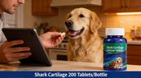 Complément de calcium pour chiots et chatons avec vitamine D pour la croissance des os et des dents, le développement musculaire, la force, l'énergie, la santé des articulations et l'absorption quotidienne.