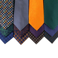 Cravate pour homme de style nouveau, motif jacquard tissé à carreaux, vert, pour le travail et les occasions formelles