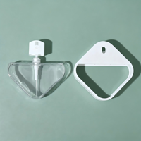 Flacon pulvérisateur en forme de carte plastique, mini atomiseur rechargeable pour échantillons de parfum et de toner, conteneur cosmétique portable de voyage