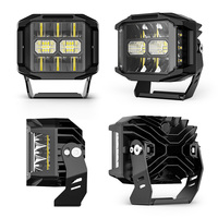 Tirador lateral ancho a prueba de polvo, el mejor punto de luz de conducción Led de 5 pulgadas en la parte superior del techo delantero para Land Suv Truck Rangers con opción de señal