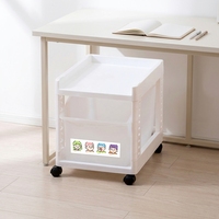 Étagère de rangement multifonctionnelle moderne en plastique PP BNBS, 2 à 4 niveaux, brillante, avec roulettes, pour bureau, sol, chariot mobile pour articles divers