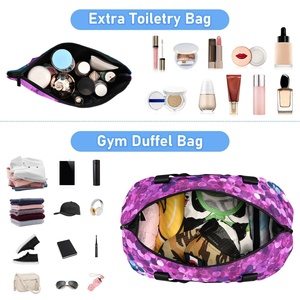 Custom Bling Design Waterproof Travel Duffel <b>Bag</b> Multi-functional Dry and Wet Separation Sport Yoga Travel Portable Gym <b>Bag</b> - Product Image 4