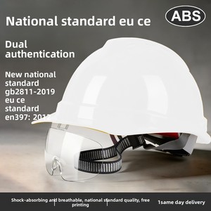 <span class=keywords><strong>Casco</strong></span> de Seguridad ABS Anti-Impactos, Transpirable y Ajustable para Protección de la Cabeza de Trabajadores de la Construcción, Minería e Industria - Product Image 6