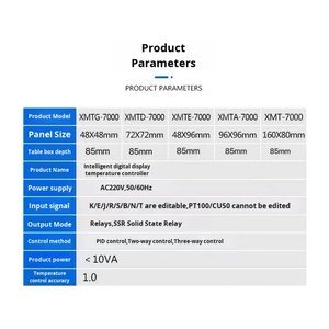 Controlador de Temperatura Digital Inteligente con Pantalla Automática, Instrumento Xmtd Xmta Xmtg Xmte 7411 7412 7511, Actuador Metálico, 1 Año de Garantía - Product Image 2