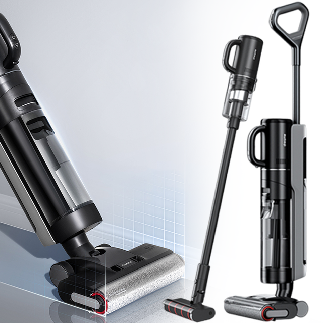 Dreame H13 Proplusmix 5-in-1 Cordless Wet/Dry Vacuum Cleaner with 18000Pa Suction Bilateral 0 Edge Cleaning Car & Home Use