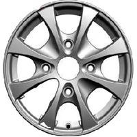Jantes en alliage pour voiture X-RIMS 4x100-114.3 12 pouces, argentées, neuves, 35 mm ET, 100 mm PCD, bon prix, MOQ 4 pièces
