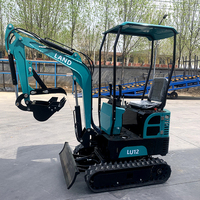 Mini pelle universelle terrestre 1.2 tonnes fournisseur sur chenilles EPA Euro5 kubota pelle à moteur gratuite après vente prix des machines agricoles