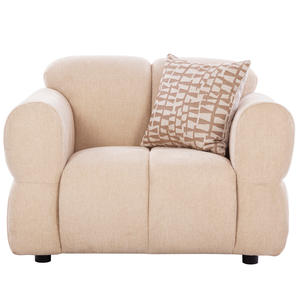 Fauteuil 1 place Elbe Premium de qualité export, fauteuil moderne rembourré en tissu pour salon, disponible à prix export - Product Image 1