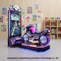 Nouvelle machine de jeu de course de moto Super Duke Arcade 3D avec écran HD de 55 pouces en anglais