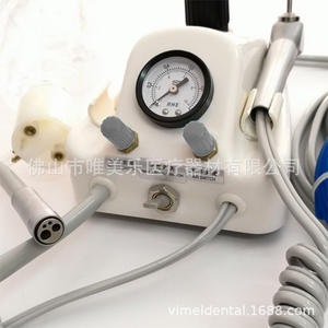 เครื่องกรอฟันแบบพกพาพร้อมโครงพลาสติกเรียบง่าย ตั้งโต๊ะ แบบ 4 รู และ 2 รู  มีแหล่งจ่ายไฟฟ้า  พร้อมจำหน่าย - Product Image 5