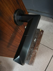 Nurlin Modern Euro Cylinder Key Escutcheon Matt Brass Antique Bronze Black Door Handle Accessories Stainless Steel for Entry - Product Image 4